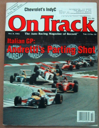 ON TRACK 1993 OCT 08 - WEEKLY RACING MAGAZINE